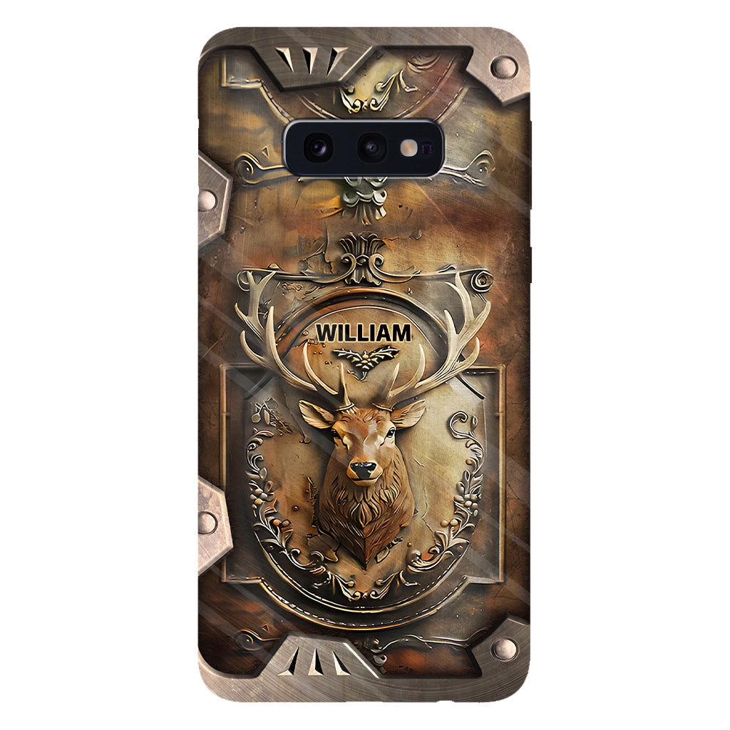 Coque de téléphone personnalisée avec motif de chasse au cerf - Étui de téléphone imprimé intégral