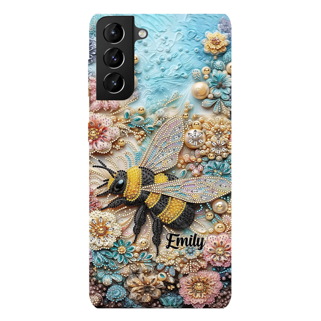 Insecte scintillant - Coque de téléphone personnalisée avec impression intégrale sur le thème du jardinage