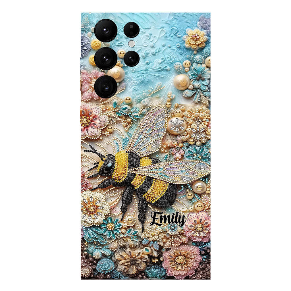 Insecte scintillant - Coque de téléphone personnalisée avec impression intégrale sur le thème du jardinage