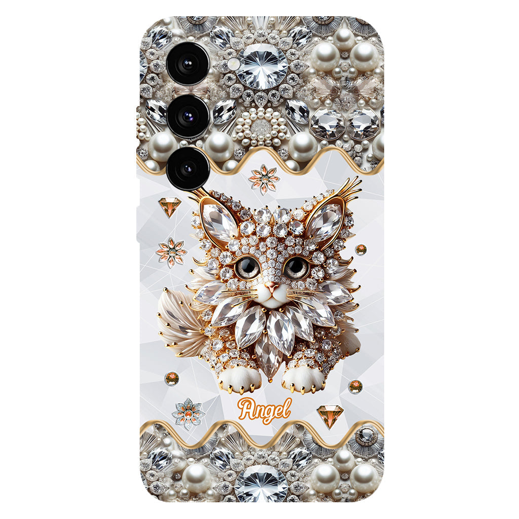 Coque de téléphone personnalisée avec motif chat persan « Love Persian Cat »