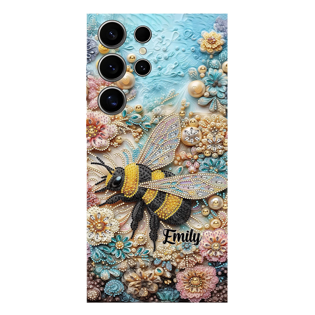 Insecte scintillant - Coque de téléphone personnalisée avec impression intégrale sur le thème du jardinage