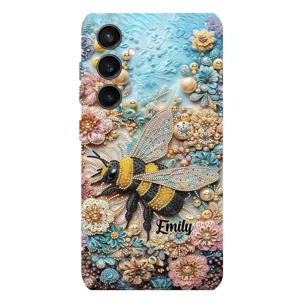 Insecte scintillant - Coque de téléphone personnalisée avec impression intégrale sur le thème du jardinage