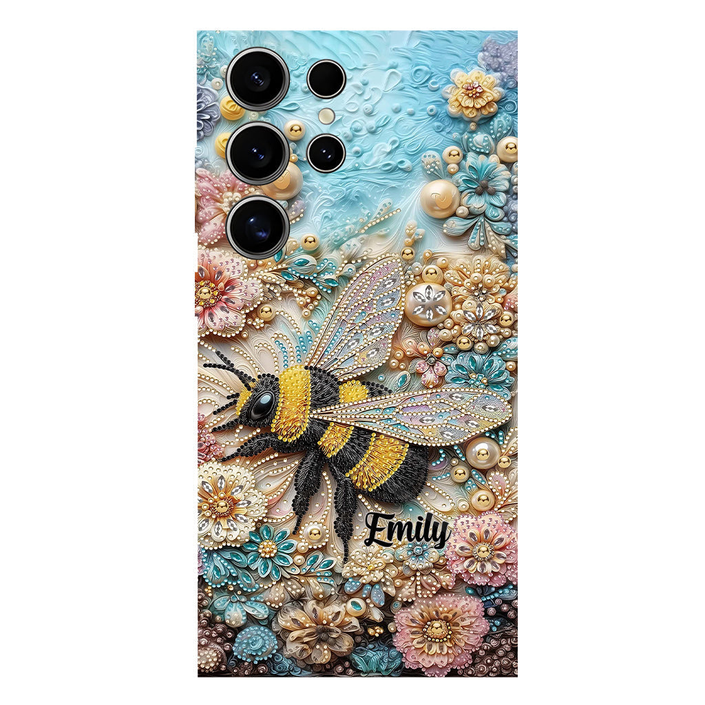 Insecte scintillant - Coque de téléphone personnalisée avec impression intégrale sur le thème du jardinage