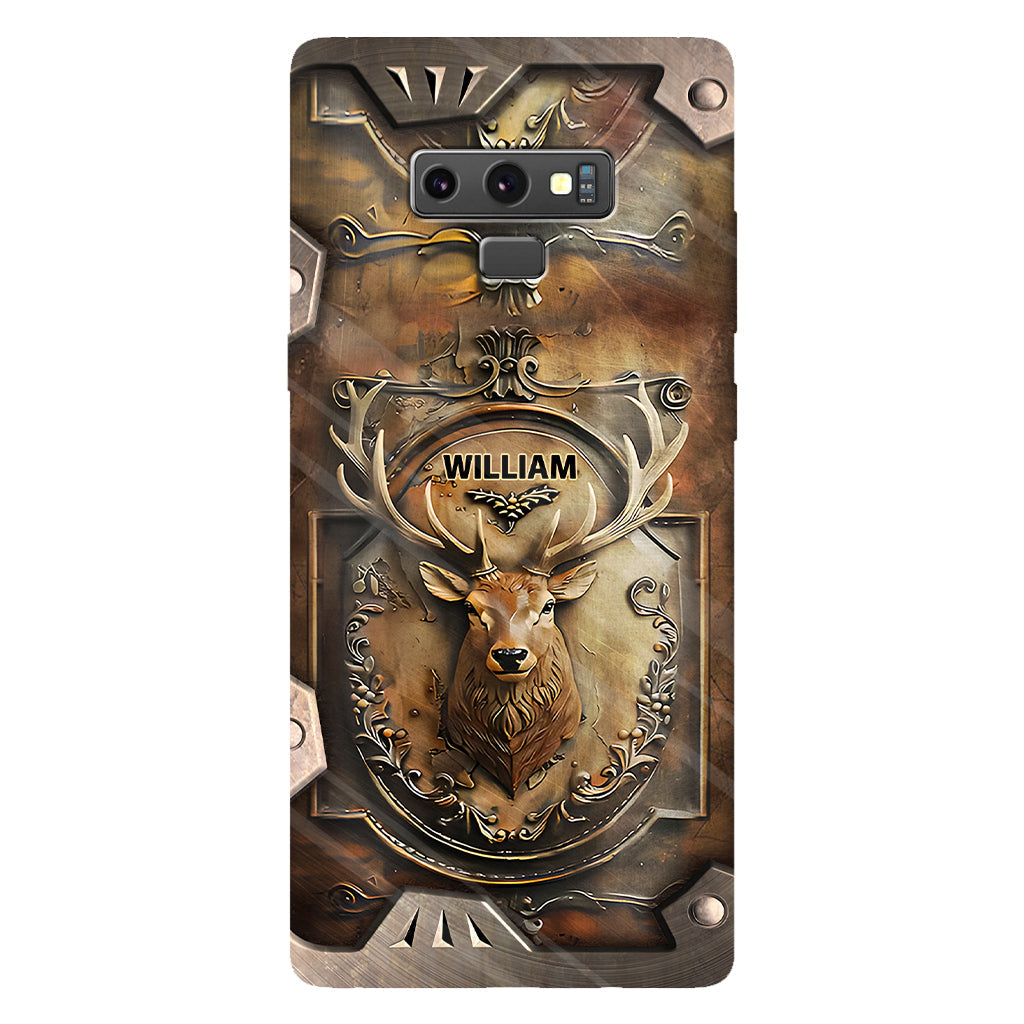 Coque de téléphone personnalisée avec motif de chasse au cerf - Étui de téléphone imprimé intégral