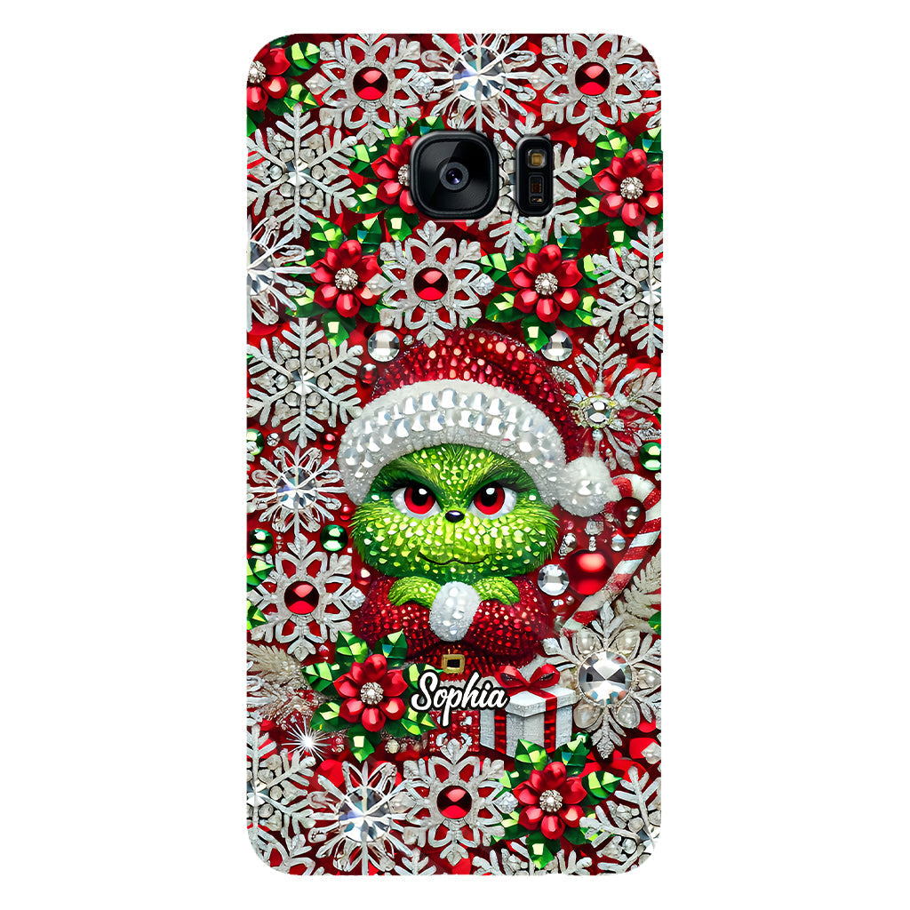 Merry Grinchmas - Personalized Stole Christmas Full Print Phone Case