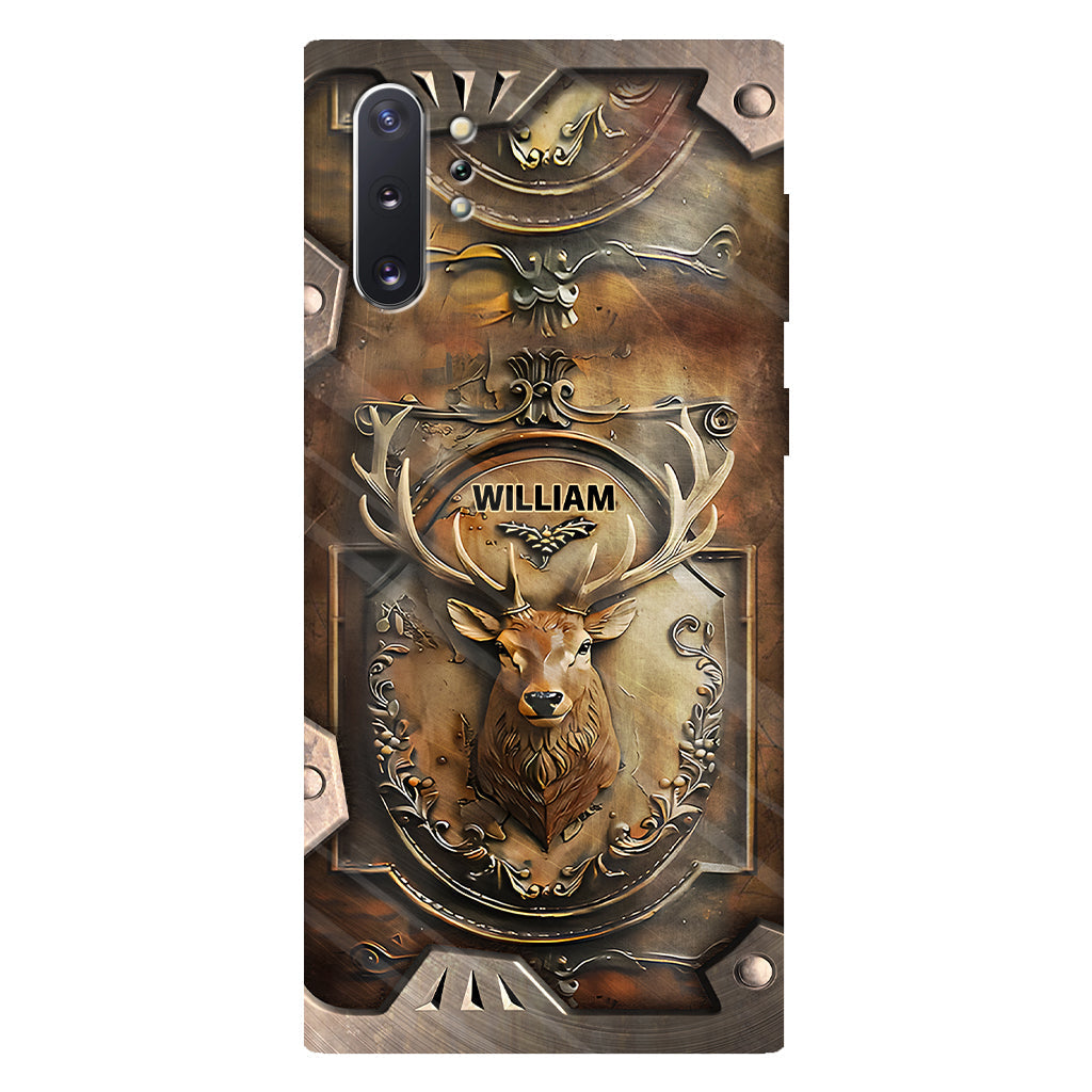 Coque de téléphone personnalisée avec motif de chasse au cerf - Étui de téléphone imprimé intégral