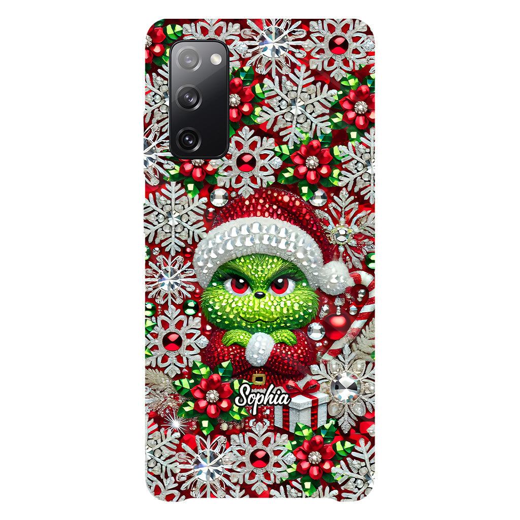 Merry Grinchmas - Personalized Stole Christmas Full Print Phone Case