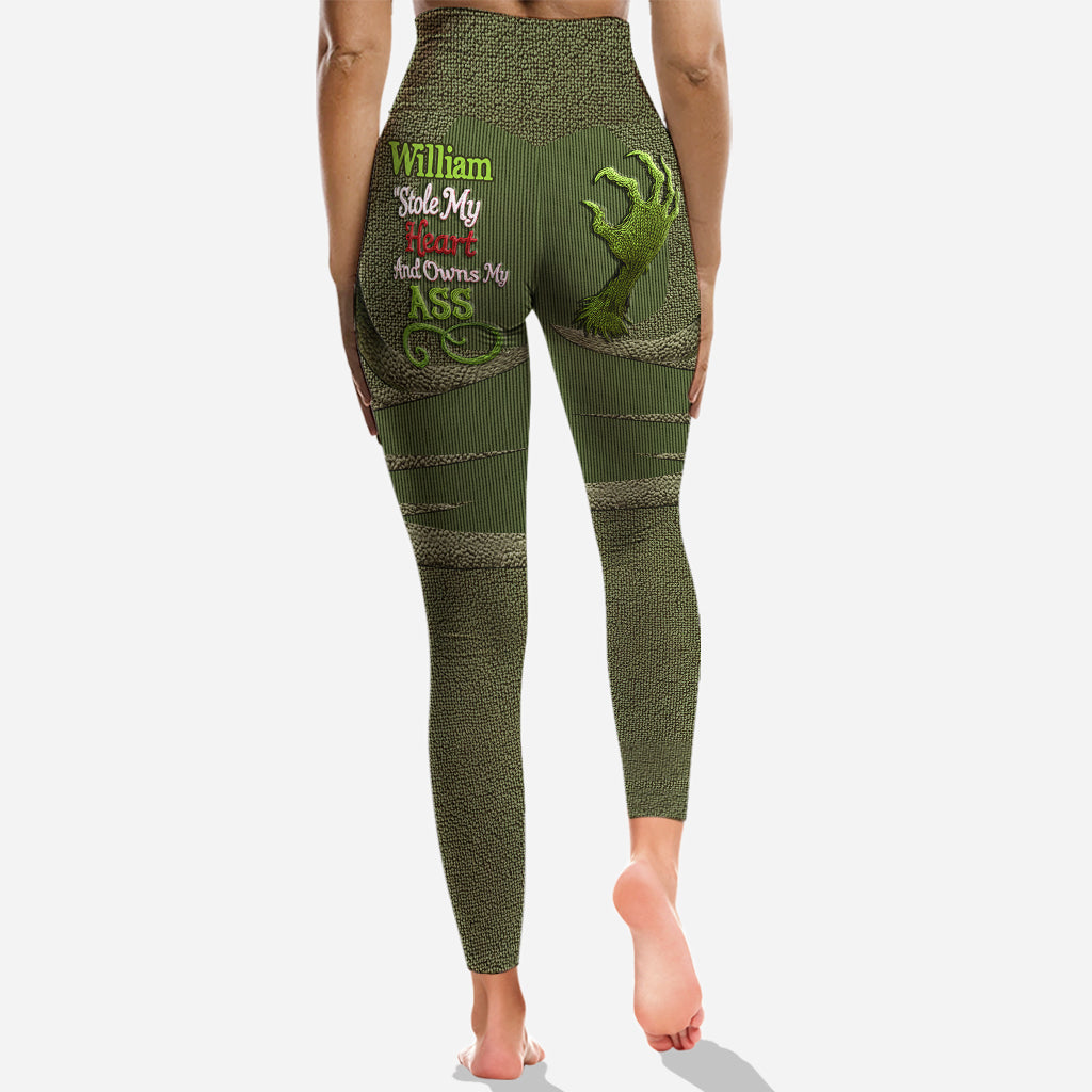 Merry Grinchmas - Personalized Stole Christmas Hoodie and Leggings