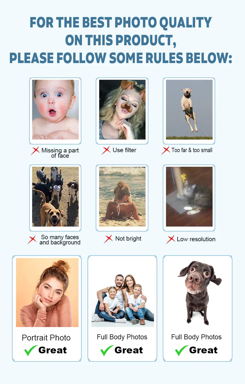 Ornement personnalisé avec photo - Ornement de pêche personnalisé en forme personnalisée