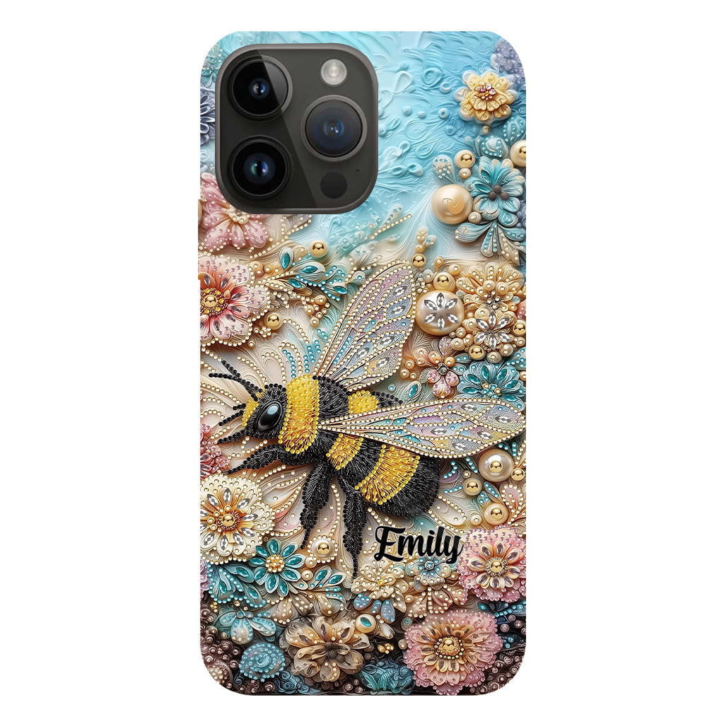 Insecte scintillant - Coque de téléphone personnalisée avec impression intégrale sur le thème du jardinage