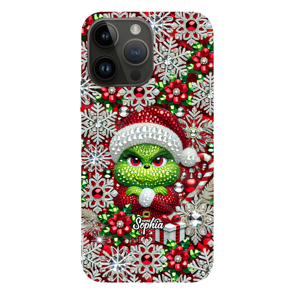 Merry Grinchmas - Personalized Stole Christmas Full Print Phone Case