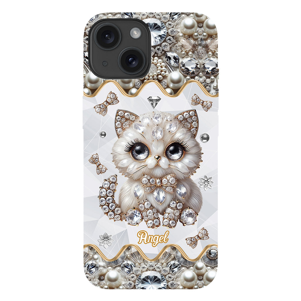 Coque de téléphone personnalisée avec motif chat persan « Love Persian Cat »