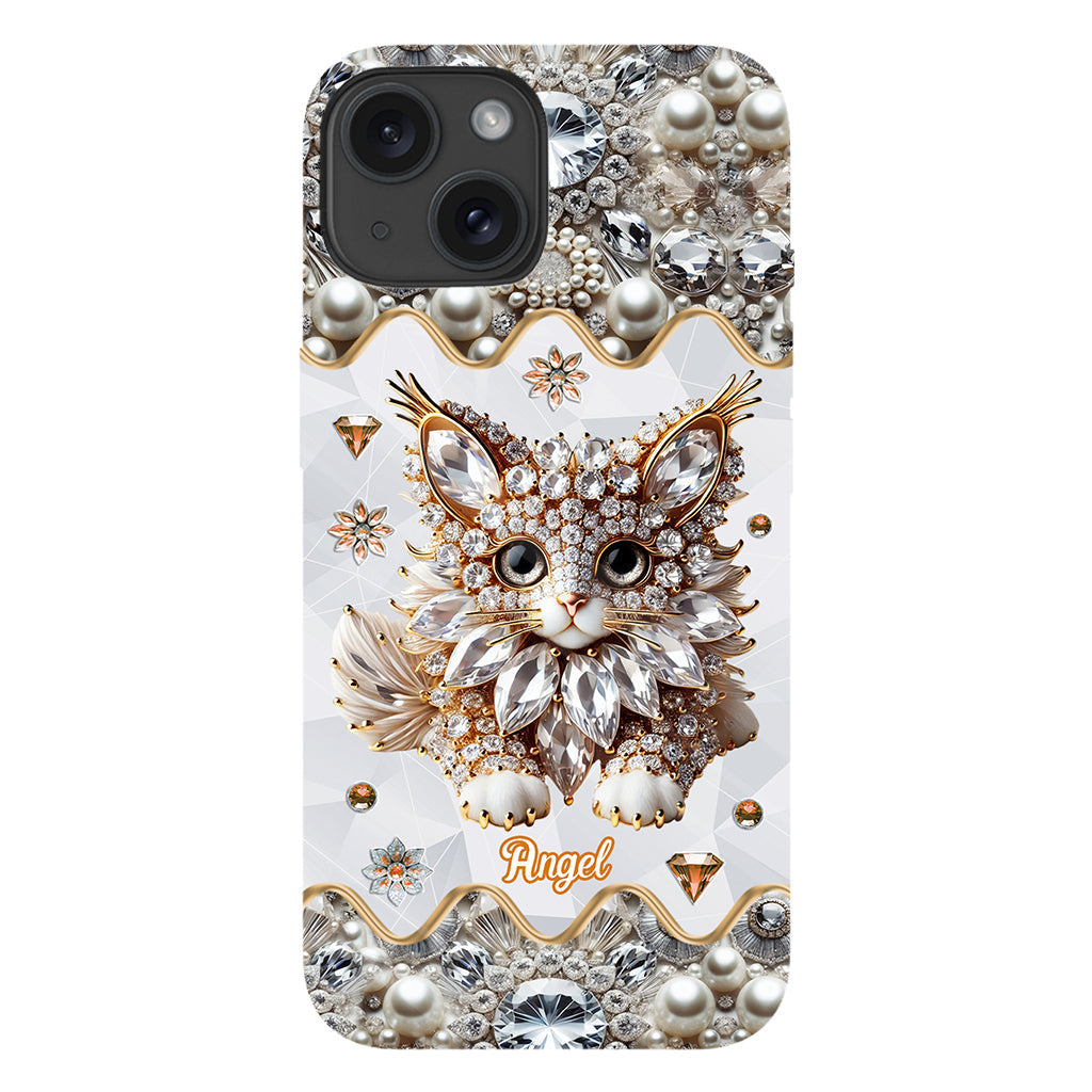Coque de téléphone personnalisée avec motif chat persan « Love Persian Cat »
