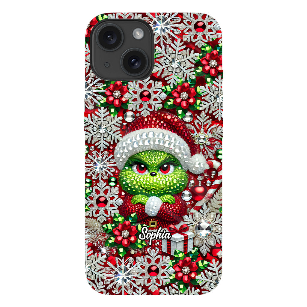 Merry Grinchmas - Personalized Stole Christmas Full Print Phone Case