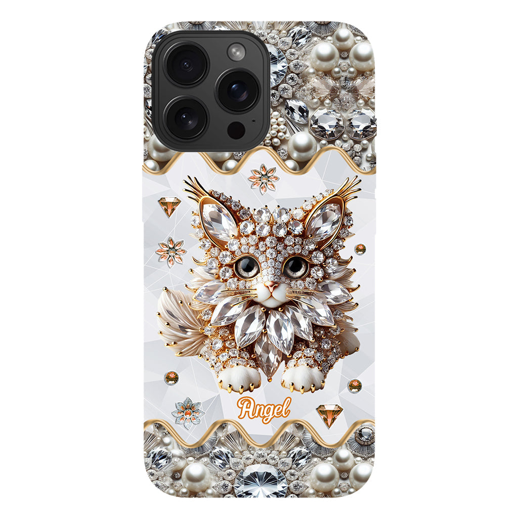 Coque de téléphone personnalisée avec motif chat persan « Love Persian Cat »