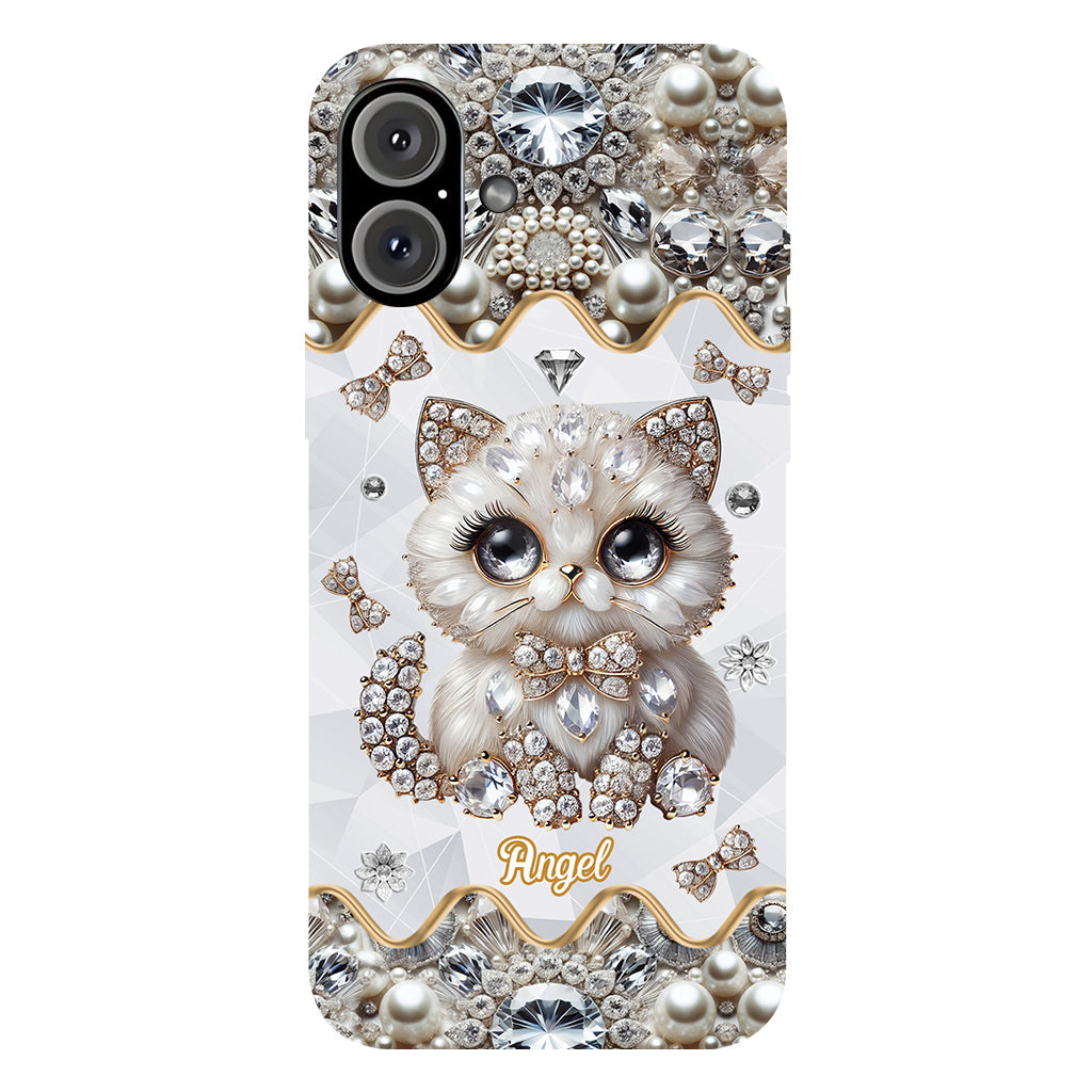 Coque de téléphone personnalisée avec motif chat persan « Love Persian Cat »