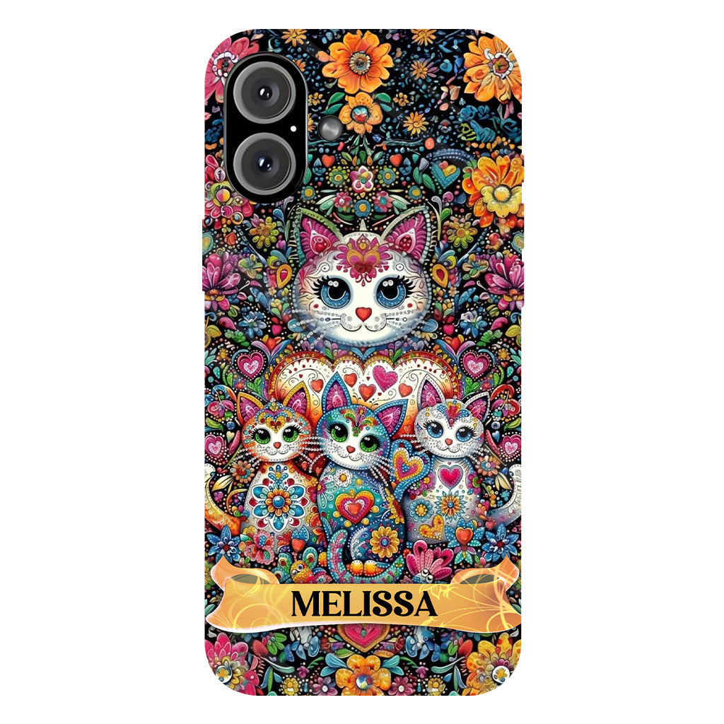 Magnifiques chats - Coque de téléphone personnalisée avec impression intégrale de chat
