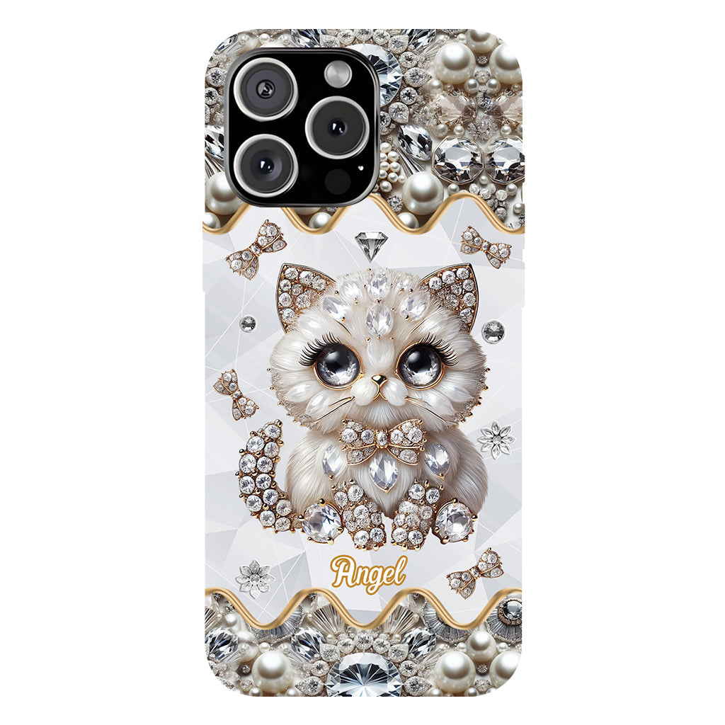 Coque de téléphone personnalisée avec motif chat persan « Love Persian Cat »