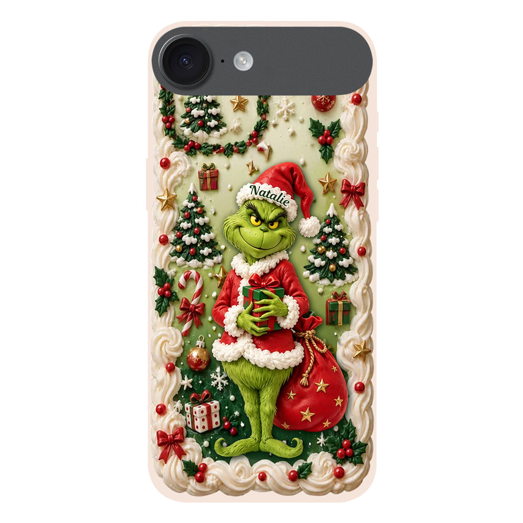 Merry Xmas - Personalized Stole Christmas Phone Case & Embroidered Lanyard